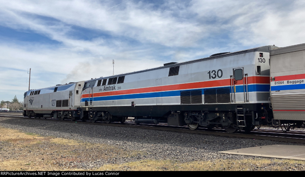 Amtrak 127 and 130
